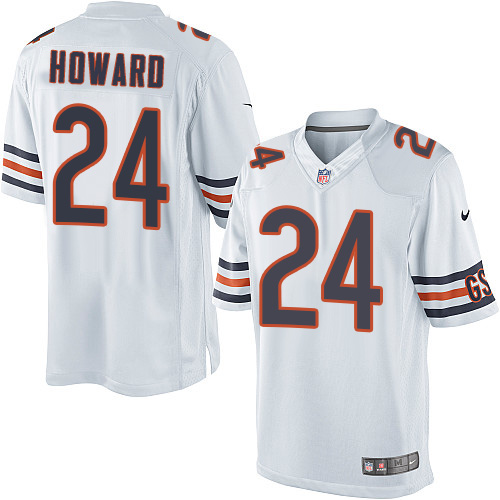 Youth Elite Jordan Howard Nike Jersey White Road - #24 NFL Chicago Bears